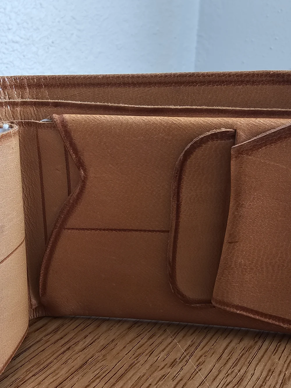 Yeo Cangaro Leather Hand Tooled Mexico Wallet Kangaroo Aztec Desert Cactus Mens